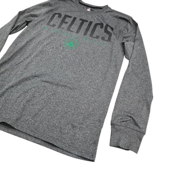 UNK Boston Celtics Basketball NBA Shirt Men's T-Shirt Small Gray Long Sleeve - Picture 2 of 7